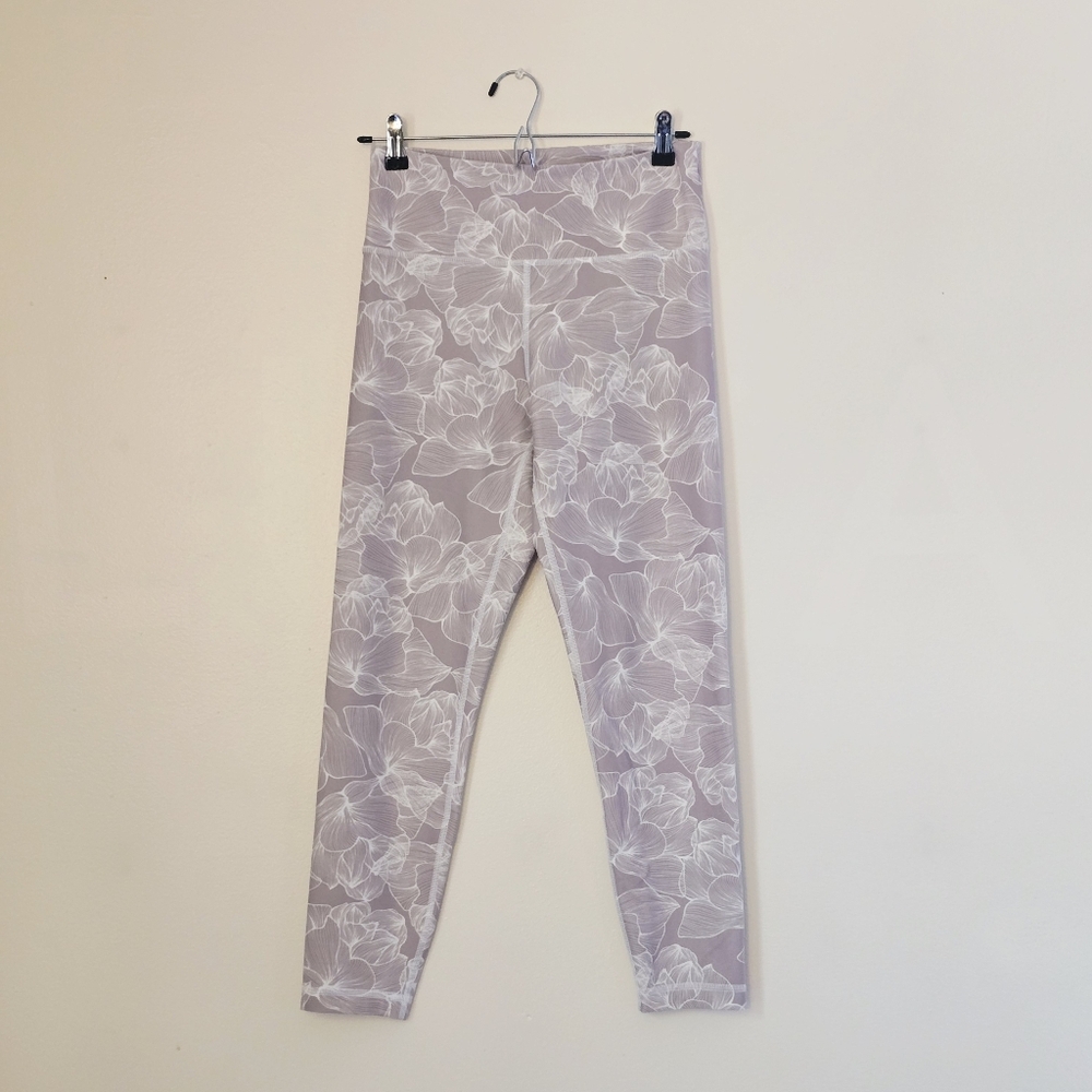 Balance Collection Women's Large Pink Gray Leggings